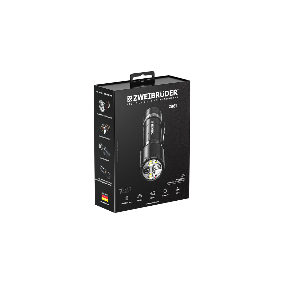 Zweibrüder ZB6T Torch 3000 lumens